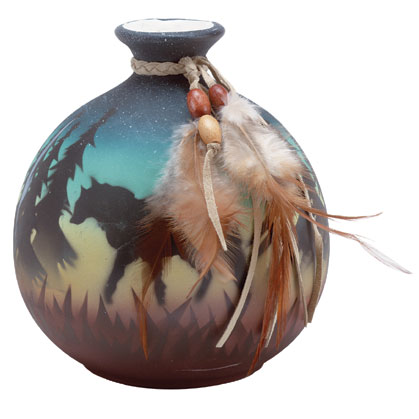 Native American Painted Vase