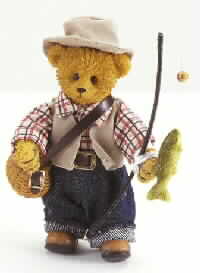 Dressed Fisherman Teddy Statue