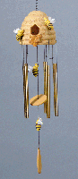 Honeycomb w/Bees Wind Chime