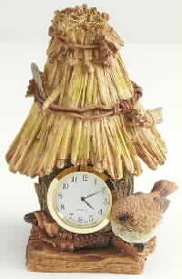 Sparrow & House Clock