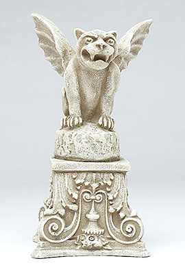 Gargoyle On Pedestal