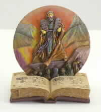 Moses Plate With Bible Base