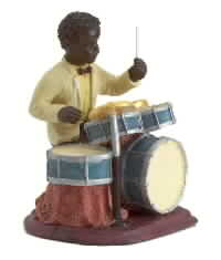 African American Drummer Statue