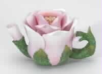 Porcelain 2-Tone Pink Rose Teapot